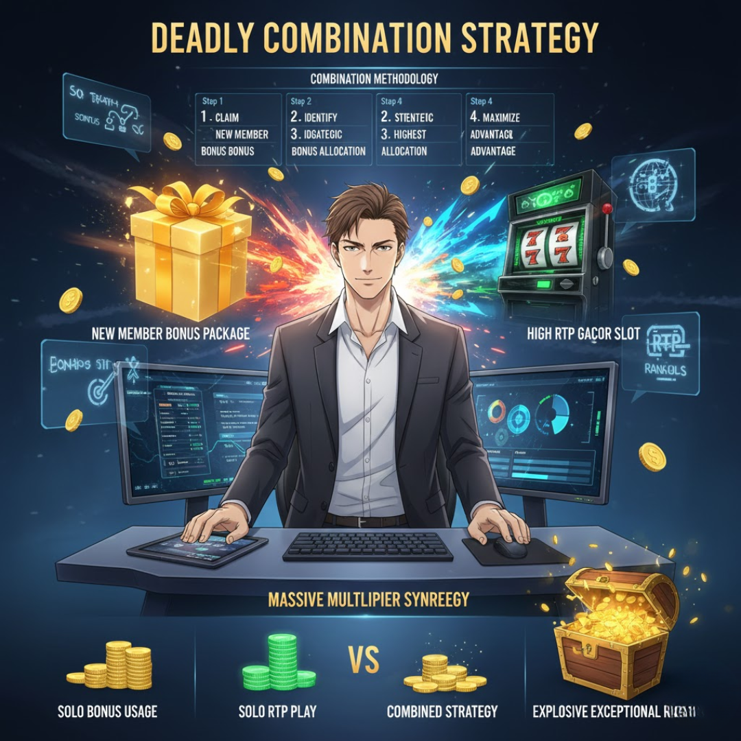 Strategi Gabungkan Bonus Member Baru dengan RTP Gacor Kombinasi Mematikan